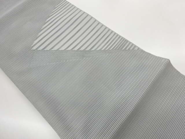 JAPANESE KIMONO / NAGOYA OBI FOR SUMMER / TSUZURE / WOVEN ABSTRACT PATTERN 